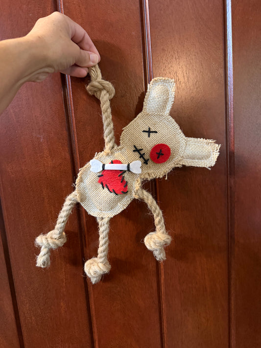 Voodoo dog toy